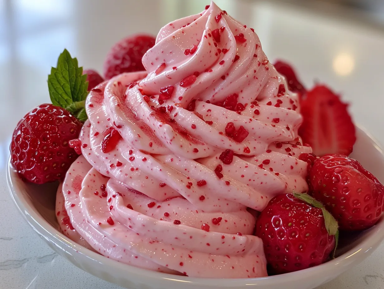 Easy 3-Ingredient Strawberry Dole Whip: Your 5-Minute Summer Treat